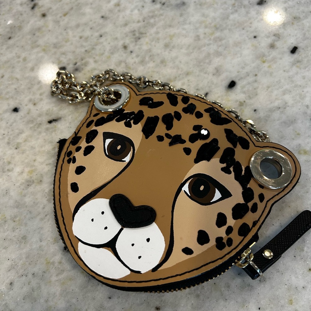 Kate Spade Run Wild Leopard Coin Purse - Picture 4 of 4